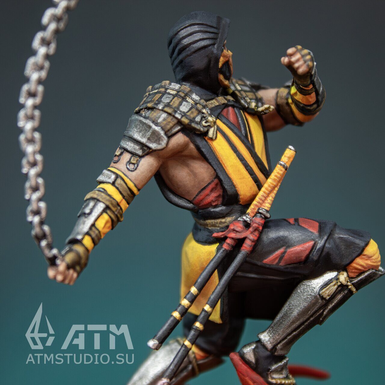 Скорпион / Scorpion 🎨 коллекционная фигурка Mortal Kombat - ATM